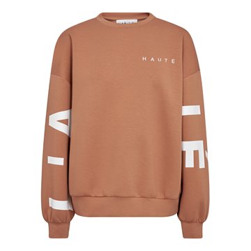 Haute L' Amitié - Maxi Split Logo Sweat - Camel